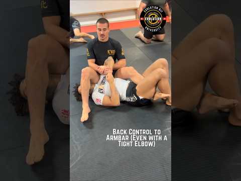 Back Control to Armbar Even with a Tight Elbow 💪