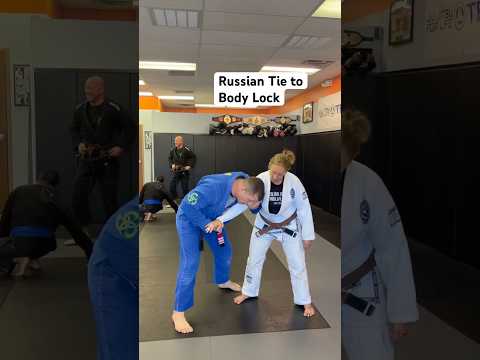 Russian Tie to Body Lock #takedowns #russiantie #bodylock #bjjbasics #jiujitsu #findlayohio