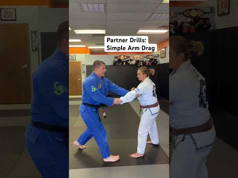 Partner Drills: Simple Arm Drag #jiujitsu #armdrag #partnerdrills #findlayohio #bjj #bjjbasics