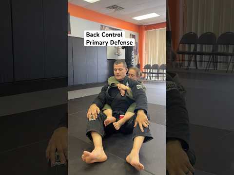 Back Control Primary Defense #jiujitsu #backcontrol #defense #bjjbasics #findlay #findlayohio