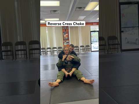 Reverse Cross Choke #jiujitsu #bjjbasics #backattack #crosschoke #findlay #findlayohio