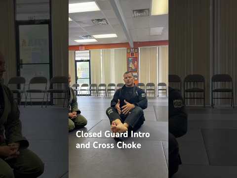 Closed Guard Intro and Cross Choke #jiujitsu #closedguard #crosschoke #BJJbasics #findlayohio