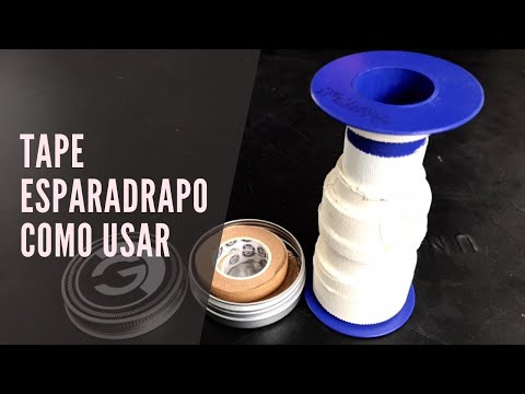 Esparadrapo e tape nos dedos como usar