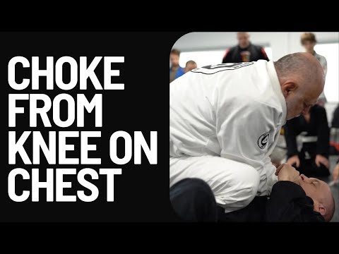 Mauricio Gomes Teaches Choke from Knee on Chest | Kingston Jiu Jitsu Seminar