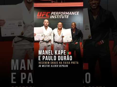 Manel Kape e Paulo Durão recebem graus na Faixa Preta do Mestre Kleber Repolho 🇵🇹🥋