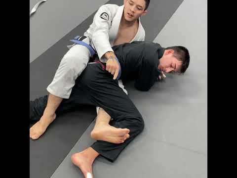Half guard, counterattacking the Kimura