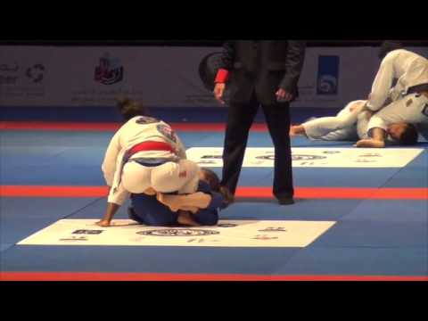 gina contel - fight1 - open weight -blue belt - world pro 2015