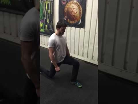 Variation and break down of the traditional Lunge and Step Up.