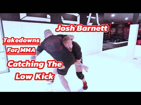 Josh Barnett - Takedowns For MMA: Catching The Low Kick