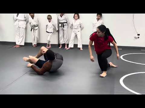 Pendulum sweep to back take