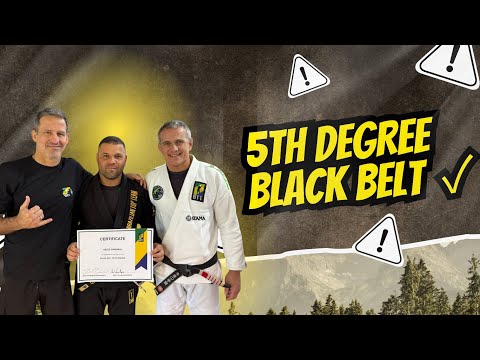 CONGRATULATIONS PRO. DIEGO GAMONAL ON YOUR 5th DEGREE Black Belt 🥋