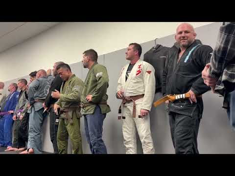 Russ earns his Black Belt at Freedom Jiu Jitsu #blackbelt #freedomjiujitsu #promotion