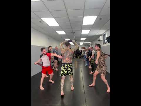 Fearless Ryan walks the gauntlet after receiving his Purple Belt!  #freedomjiujitsu #jiujitsu #bjj