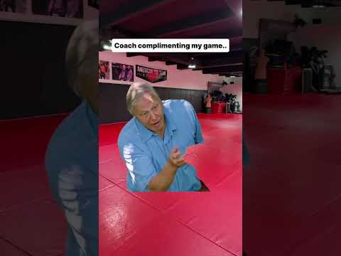 Coach describing his favorite student to the rest of the gym...