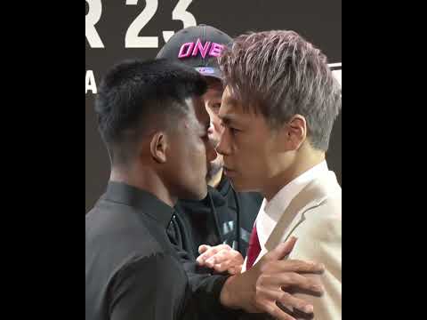 INTENSE staredowns 😤 Who will reign supreme at ONE SAMURAI 1?