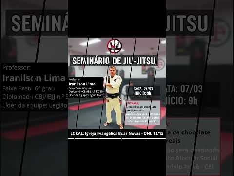 SEMINÁRIO DE JIU-JITSU E DEFESA PESSOAL 07/02/26 #jiujitsu #luta #solidario