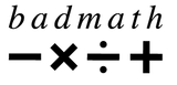 Badmath logo