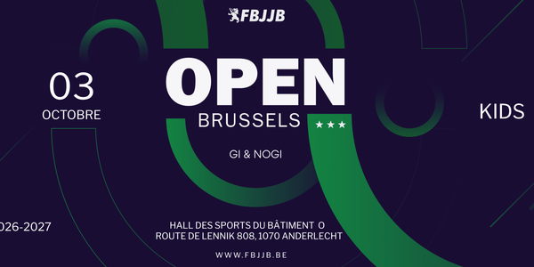 Brussels OPEN 1 FBJJB RANKING KIDS Gi & NoGi 03.10.2026