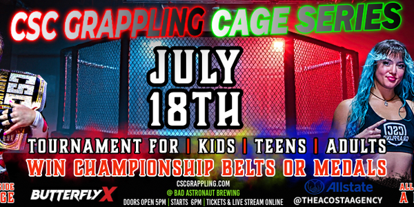 CSC GRAPPLING 41: CAGE SERIES AT BAD ASTRONAUT BREWERY