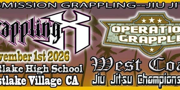 Grappling X 11/1/2026 West Coast Jiu Jitsu Championships. Westlake, CA