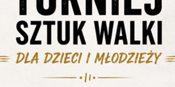 Turniej sztuk walki dla dzieci i młodzieży