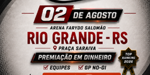 COPA SUL - RS DE JIU-JITSU 3 - ETAPA