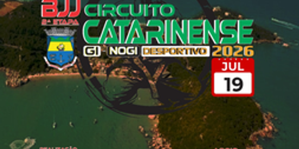 CATARINENSE DE JIU JITSU GOVERNADOR CELSO RAMOS 2026 - EDICAO
