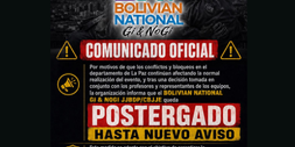 BOLIVIAN NATIONAL GI E NOGI 2026 - EDICAO