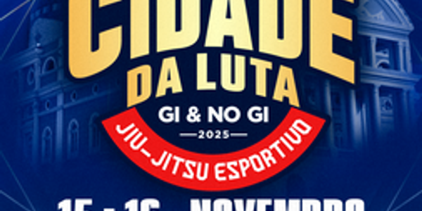 COPA CIDADE DA LUTA GI E NO-GI DE JIU JITSU ESPO… 2025 - EDICAO