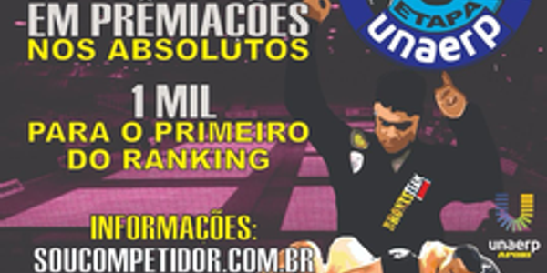 CIRCUITO UNAERP DE JIU-JITSU GI E NOGI 3 - ETAPA