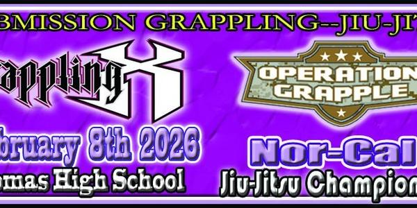 Grappling X 2/8/2026 Nor Cal Jiu Jitsu Championships, Sacramento CA