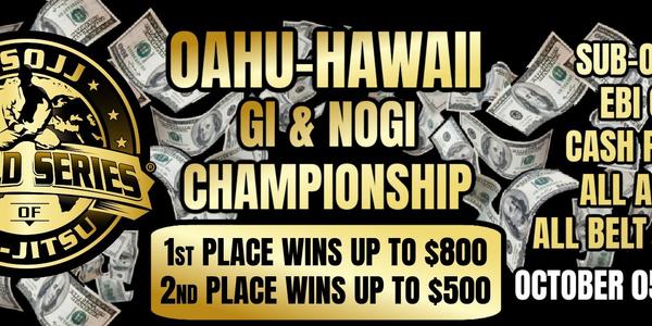 WSOJJ OAHU-HAWAII GI AND NOGI CHAMPIONSHIP