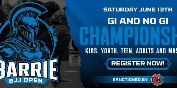 2026 Barrie Open Jiu Jitsu Invitational