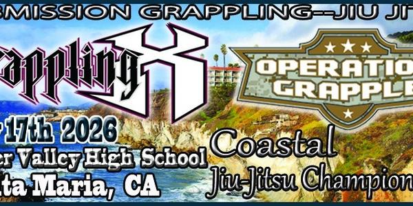 Grappling X 5/17/2026 Coastal Jiu Jitsu Championships. Santa Maria, CA