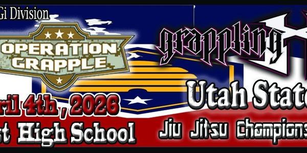 Grappling X 4/4/2026 Utah State Jiu Jitsu Championships, Salt Lake City, UT