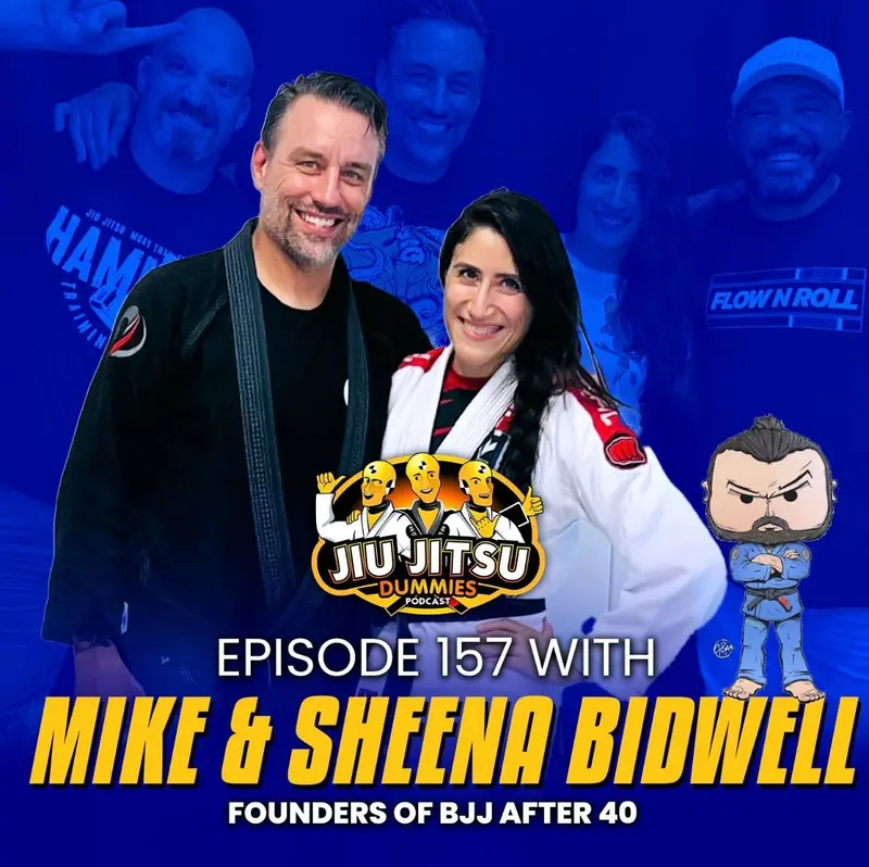 Black Belts Mike and Sheena Bidwell from BJJ After 40 - Ep157