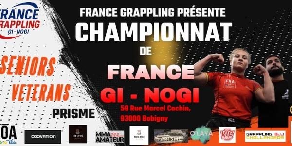 CHAMPIONNAT DE FRANCE DE GRAPPLING GI & NOGI - PARIS 2026