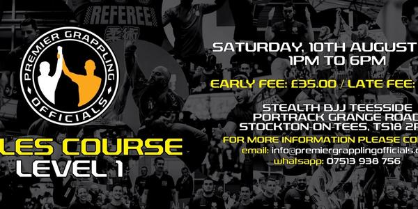 Premier Grappling Officials - Rules Course (Level 1) - North East