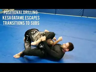 JiuJitsu Kesa Gatame Escapes to Submission. Grappling