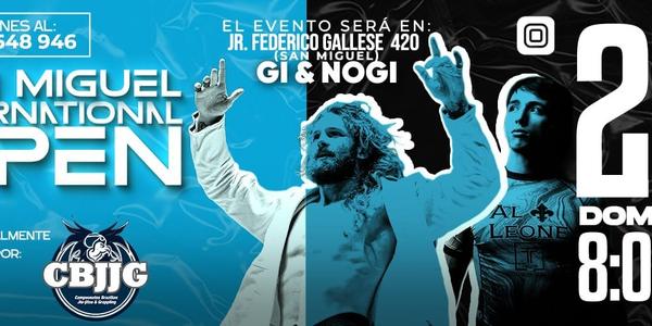 CBJJG SAN MIGUEL INTERNATIONAL OPEN 2025 GI&NOGI (Reglas IBJJF&ADCC)
