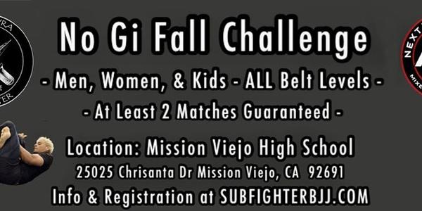 Subfighter BJJ No Gi Fall Challenge