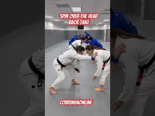 Spin over the head Back take | COBRINHAONLINE #jiujitsu #martialarts #cobrinhaonline