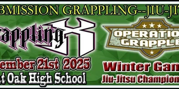 Grappling X 12/21/2025 Winter Games Jiu Jitsu Championships, Temecula CA