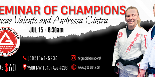 SEMINAR OF CHAMPIONS - LUCAS VALENTE AND ANDRESSA CINTRA