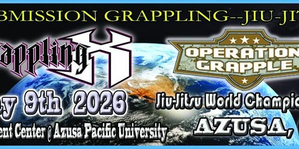 Grappling X 5/9/2026 Jiu Jitsu World Championships, Azusa, CA