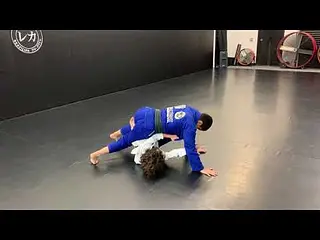 Leka Vieira training with her 7 yo son.