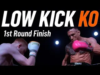 Muay Thai KO in the First Round 💥 Brutal Low Kick | Jose Vieira