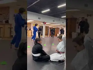 Fundamentals class at mat 1 & basic class at mat 2. What a day