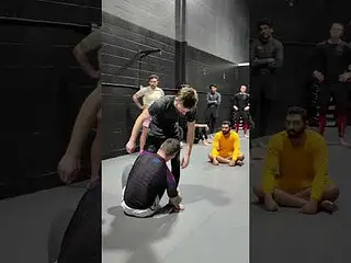 Single Leg X Backstep Counter #bjj #jiujitsu #grappling #shorts