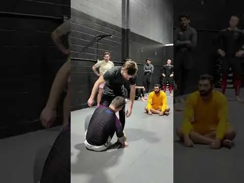 Single Leg X Backstep Counter #bjj #jiujitsu #grappling #shorts